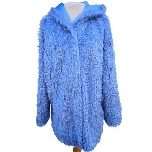 NWT Isaac Mizrahi Special Edition Faux Fur Jacket Size-XL